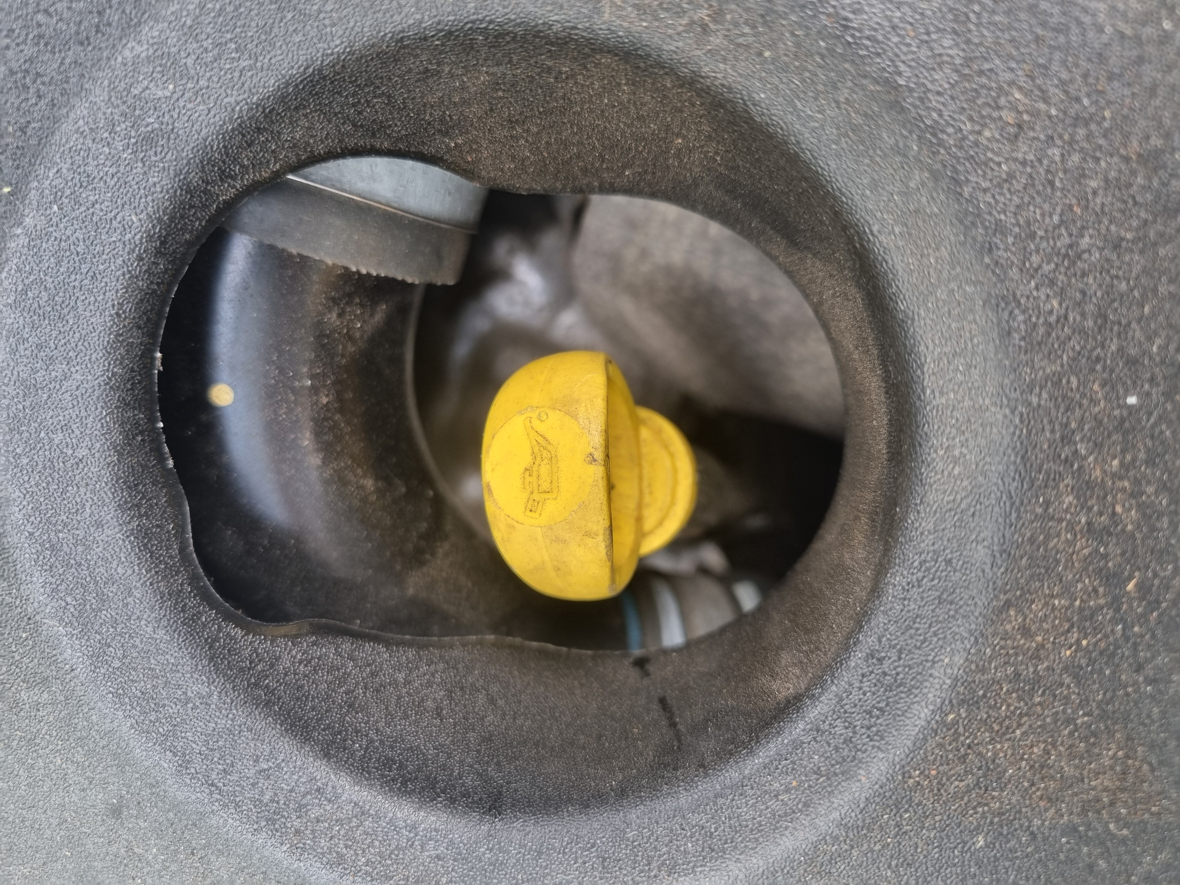 Engine oil dipstick