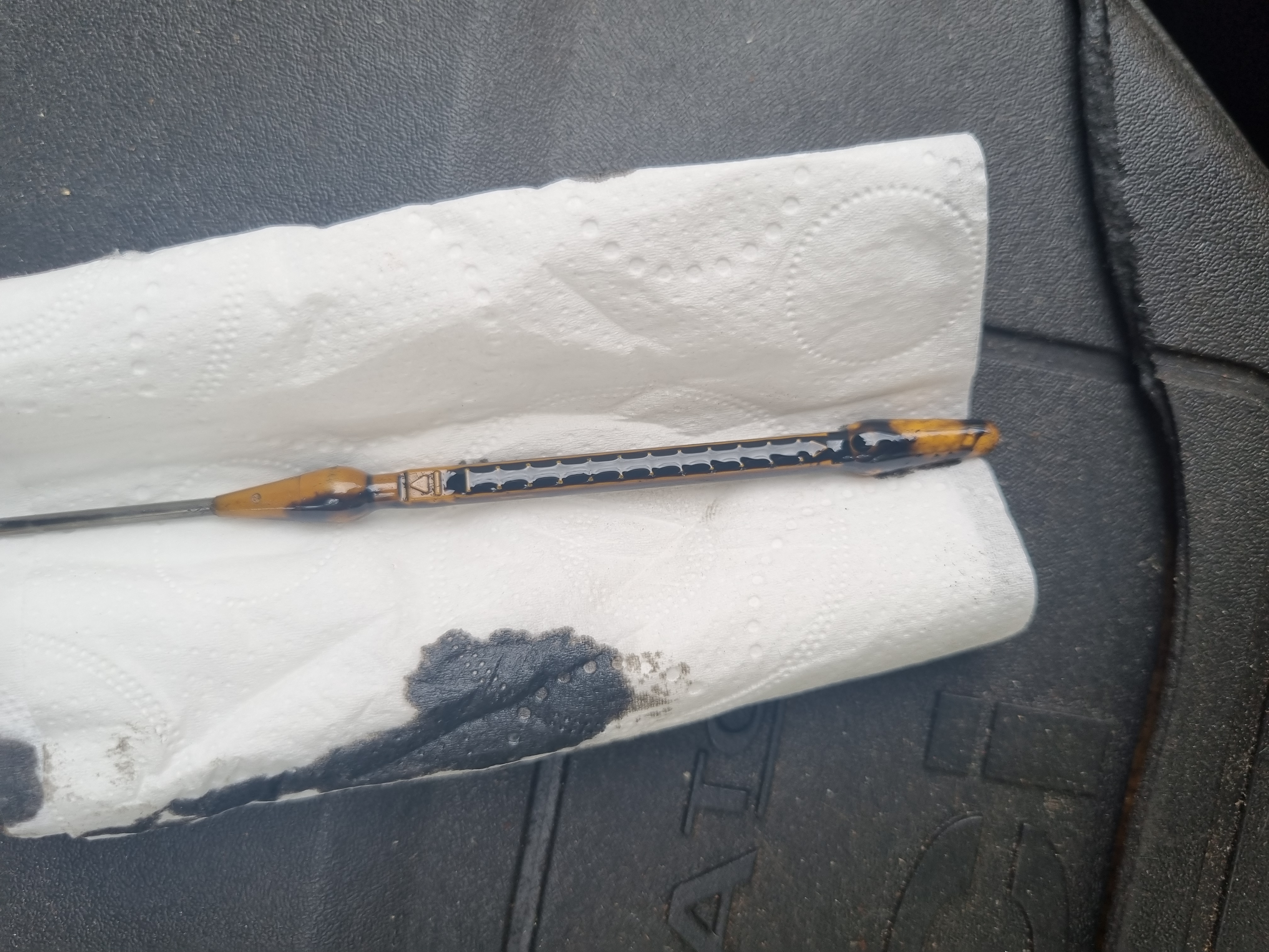 Engine oil dipstick